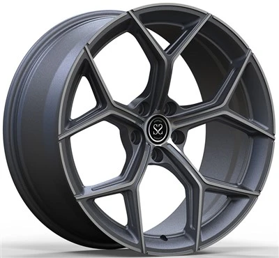 Püstoli metallist poleeritud esiosa 1-arvuline sepistatud veljed 20x9,0 Audi S6 jaoks