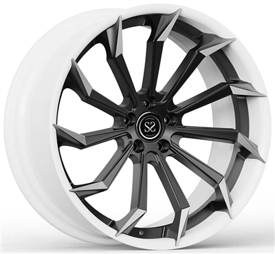 Benz S63 tuuningveljed valged ja mustad