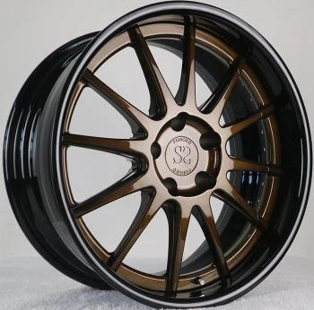 22-tollised kohandatud pronksist 2-osalised sepistatud veljed Chevrolet Camaro auto valuvelgedele 5x120